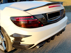 Mercedes Benz SLK Spoiler - Rear - Koshi - Carbon Fiber - Extreme - R172